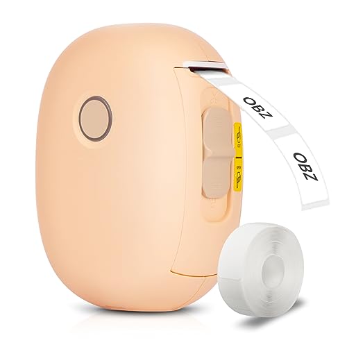 OBZ Label Maker Mini Machine,Portable Bluetooth Wireless Thermal Printer