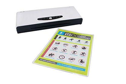 Optiazure Thermal Laminating Pouches 9"x11.5" Inches, 3mil 300Pack, Clear, Letter Size - size: 3mil 300PK