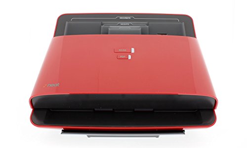 NeatDesk Desktop Document Scanner and Digital Filing System for PC and Mac - Red - with DVO cook'n Organizer Software