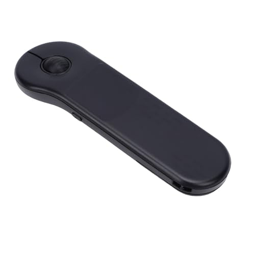 ciciglow Air Mouse, Rechargeable Wireless Presenter, 2.4G Bluetooth Presentation Clicker Mouse with Touchpad, Wireless Presenter Remote for PC Laptop PPT Pointer Camera (Black) - color: Black