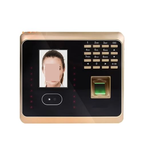 Face Recognition Time Attendance Machine with WiFi Fingerprint Reader Face Clock for Small Businesses