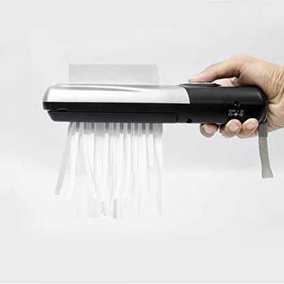 Handheld Paper Shredder Mini Portable USB Auto Paper Shredder Document Cutter Strip Cutting Machine Office Stationery