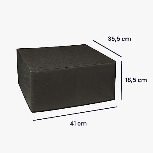kwmobile Dust Cover Compatible with Brother MFC-J1010DW - Printer Case - Fabric Protector Cover - Dark Grey