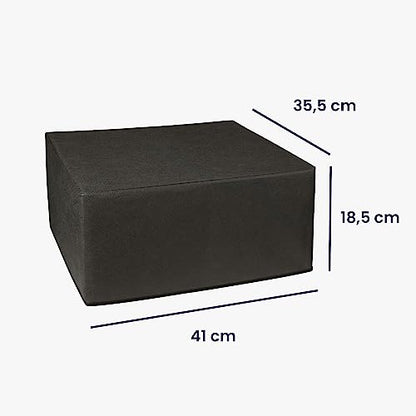 kwmobile Dust Cover Compatible with Brother MFC-J1010DW - Printer Case - Fabric Protector Cover - Dark Grey