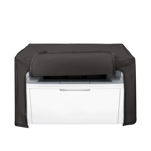 kwmobile Dust Cover Compatible with HP LaserJet MFP M140w - Printer Case - Fabric Protector Cover - Dark Grey