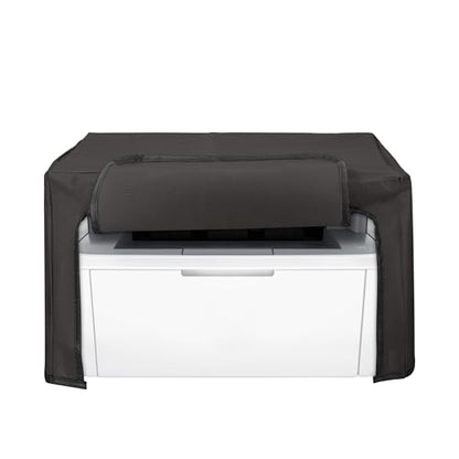 kwmobile Dust Cover Compatible with HP LaserJet MFP M140w - Printer Case - Fabric Protector Cover - Dark Grey