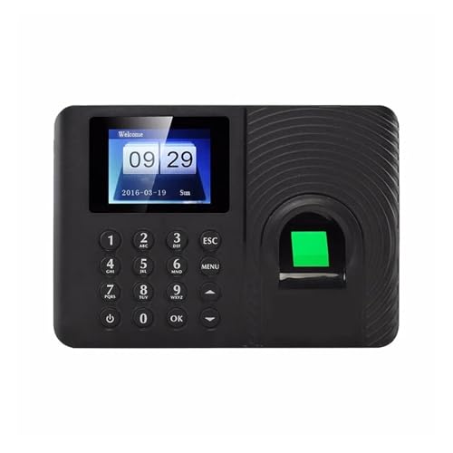 Biometric Time Clock Fingerprint Time Attendance System Clock Recorder Employee Recognition Recording Device Electronic Machine For Offices, Factories, Hotels, Schools and More(A10 Attendance) - size: A10 Attendance