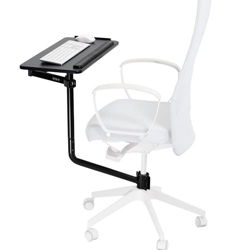 VIVO Black Office Chair Mounted 26 x 12 in Keyboard Tray, MOUNT-KB08C
