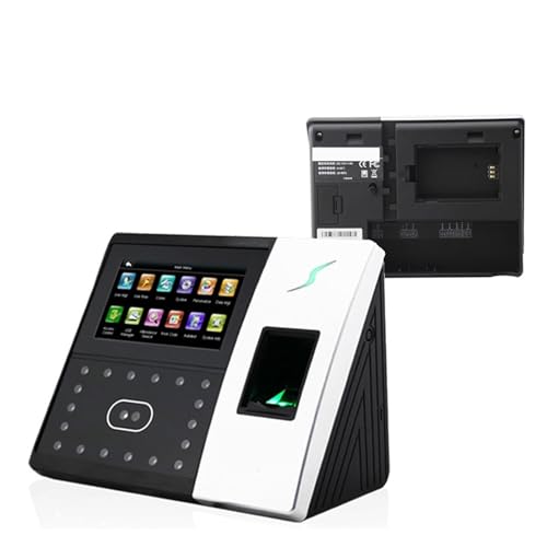 Biometric Fingerprint Time Clock Punch Machine for Small Businesses, Face Recognition Time Attendance Door Access Control System for Small Businesses,Black-Basic - size: Basic