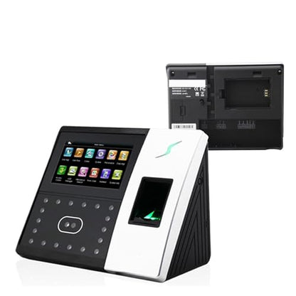 Biometric Fingerprint Time Clock Punch Machine for Small Businesses, Face Recognition Time Attendance Door Access Control System for Small Businesses,Black-Basic - size: Basic