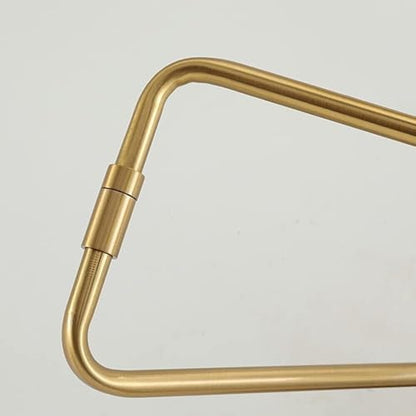 Modern Industrial Swing Arm Wall Sconce Black and Gold Metal Adjustable Long Arm Fixture Wall Mounted Lamp for Bedroom Bedside Reading Living Room Task Light Oldsix-66(Gold) - color: Gold