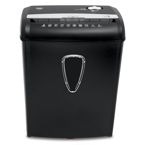 Aurora AU890XA 8-Sheet Crosscut Paper and Credit Card Shredder with Wastebasket - style: 8-Sheet CrossCut Shredder