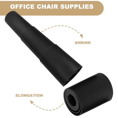 Lurrose Office Chair Gas Lift Cylinder Cover 4 Pack Universal Telescoping Chair Cylinder Sleeve Office Dust Cover Nonskid Protection for Height Adjustment Mechanism