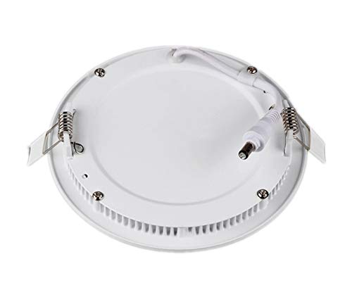 BSOD LED Panel Light 3W 4W 6W 9W 12W 15W 18W 24W Flat Lamp Round Ultra-Thin Recessed Ceiling Light Downlight Fixture Kit (Warm White, 15W) - color: Warm White, size: 15W