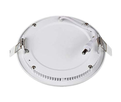 BSOD LED Panel Light 3W 4W 6W 9W 12W 15W 18W 24W Flat Lamp Round Ultra-Thin Recessed Ceiling Light Downlight Fixture Kit (Warm White, 18W) - color: Warm White, size: 18W