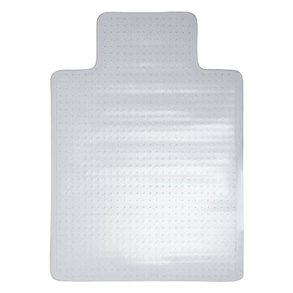 Romig Clear Carpet Office Chair Mat (36×48″) – Anti-Slip Gripper Surface with Lip, Durable 2.2 mm Desk Chair Floor Protector - size: Carpet Chair Mat