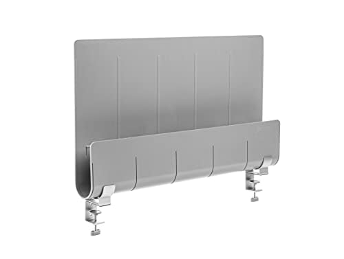 deflecto Oasis Privacy Panel, 24 x 2.7 x 16.36, Gray
