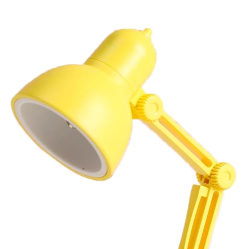 AYNEFY LED Desk Lamp Table Lamp with Detachable Magnetic Base Adjustable Brightness for Reading Work and Rest LED Desk Retro Design Swing Arm Table Lighting (Yellow) - size: Yellow