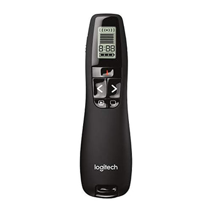 Logitech Wireless Presenter R800 PowerPoint Clicker with Green Laser | PowerPoint remote control, ideal for slideshows - color: Green Laser, style: 5 buttons