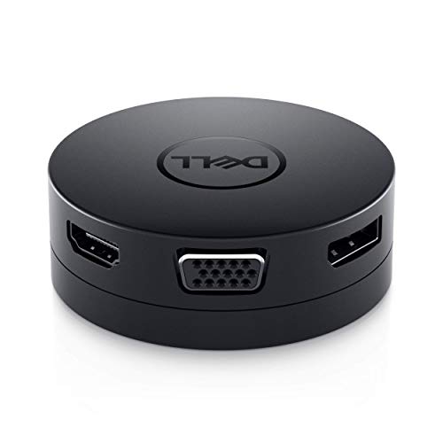 Dell DA300 USB-C Mobile Adapter, Bases & Docking Stations, Black