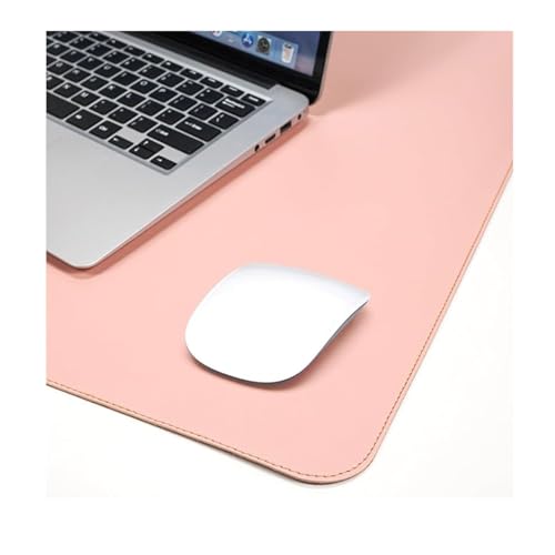 Desk Pad, Leather Non-Slip Laptop Computer Desk Keyboard Mat, Table Protector Blotter Mat, Large Mouse Pad (23.6" x 11.8")-Pink - color: Pink