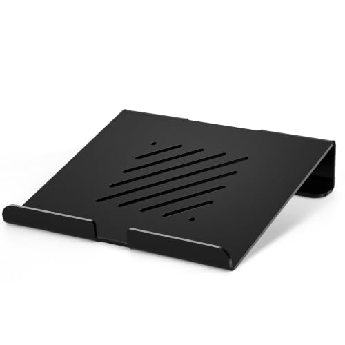 Slim Acrylic Laptop Stand, Black, 11-17Inch - color: Black