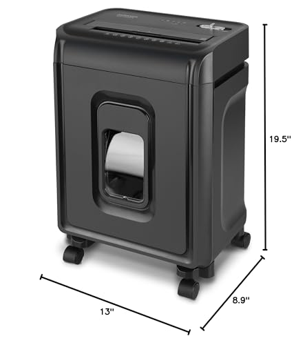 Aurora AU1035XA 10-Sheet Crosscut Paper/Credit Card Shredder with 4-Gallon Pullout Wastebasket - style: 10-Sheet CrossCut Black