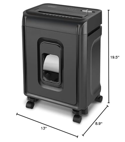 Aurora AU1035XA 10-Sheet Crosscut Paper/Credit Card Shredder with 4-Gallon Pullout Wastebasket - style: 10-Sheet CrossCut Black