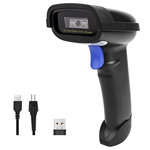 NETUM NT-1228BC Bluetooth Barcode Scanner and NETUM P58C Mini Label Printer- Portable Barcode Label Maker Printer