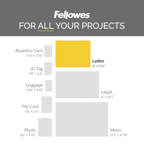 Fellowes Thermal Clear Laminating Pouches, Letter Size Sheets, 3 Mil, 200pk | Premium Protection, Dry-Erase Friendly, Perfect for Classroom School Supplies & Projects, For Use with All Thermal Laminators - style: 3mil - 200 Pack