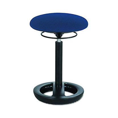 Safco Twixt Active Movement Seating Chair, Ergonomic Support, Adjustable Height, Blue Mesh - color: Blue, style: Desk Height