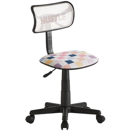 Urban Lifestyle Swivel Desk Chair, Hustle, Stylish and Compact Office Chair with Mesh Back, Swivel Function, Adjustable Height, and Cushioned Seat - color: Hustle