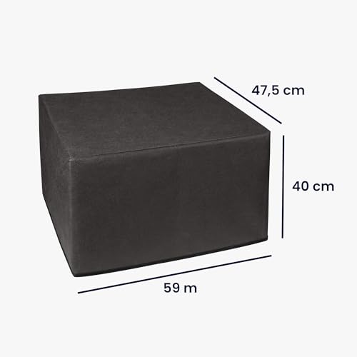 kwmobile Dust Cover Compatible with HP OfficeJet Pro 9730e - Printer Case - Fabric Protector Cover - Dark Grey - color: dark grey