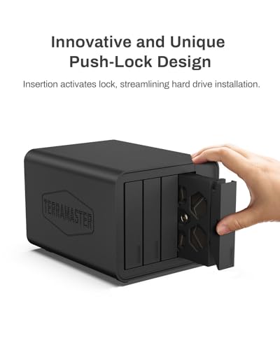 TERRAMASTER D4-320 External Hard Drive Enclosure 4-Bay (Diskless) | USB 3.2 Gen2 10Gbps, Type-C USB Storage, Hot Swappable Plug and Play (Diskless)