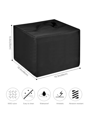 Printer Dust Cover for HP Pro MFP 3301fdw/4301fdw Wireless Laser Printer | Heavy Duty 600D Nylon Antistatic Waterproof Convenient Protective Case(Cover Only) (Black)