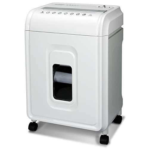 Aurora AU1480MA Professional Grade 14-Sheet Micro-Cut Paper and CD/Credit Card Shredder/ 30 Minutes Continuous Run Time, White/Gray - style: 14-Sheet Microcut Anti-Jam 30 Min