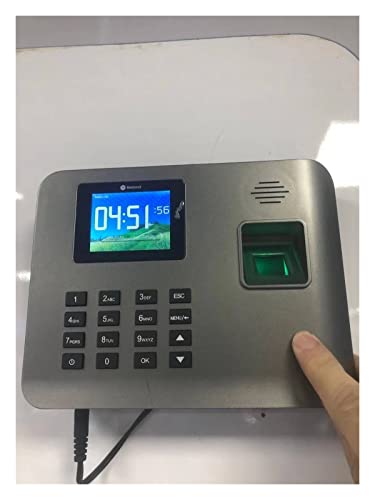 Time Clocks for Employees Small Business Fingerprint Password TCP IP Network Attendance Machine Punch Card for