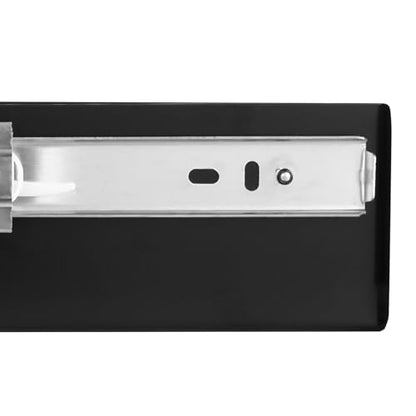VEVOR Under Desk Drawer Slide Out, 22 inch Under Desk Mounted Pull-out Drawer Attachment, Hidden Under Counter Drawers for office Home Sit Stand Workstation, Black - size: 22inch