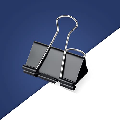 EFOK 72 Pcs Extra Large Binder Clips 2 Inch Big Black Paper Clip - size: 2 Inch