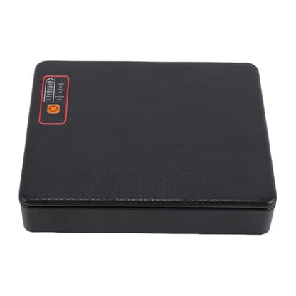 Generic Compact Uninterruptible Power Supply with 12000mAh Battery Backup for Router Modem Camera, Portable Standby UPS Power Supply for Stable Network Connections, Suitable for Various Digital (US