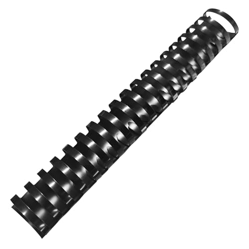 TOTiyea 10 Pack 1-1/2" 19 Ring Plastic Binding Combs,320-Sheet Letter Size | Binding combs,combind spines,Black,8.5"x11",For educators custom teaching References,classroom organization,work supplies - size: 1-1/2", style: 10 Pack