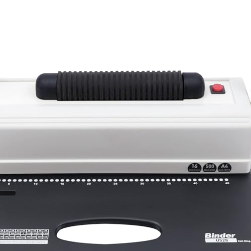 Electric Binding Machine Hole Punch Binding Machine with Sturdy Metal Construction, 250 Sheets Capacity, Coil Binder for Wire Binding