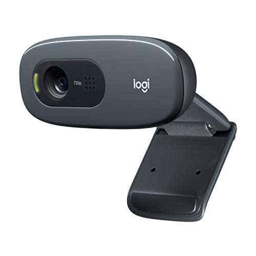 Logitech C270 720p Webcam Plug-and-Play Wide Screen Video Calling - Black - color: Black, size: 1 Pack, style: 720p