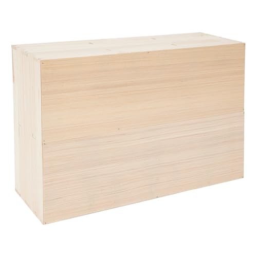 6 Cube Storage Organizer, Open Shelf Bookcase, Solid Wood Bookshelf with 3 Storage Bins, Vertical or Horizontal Book Shelf for Bedroom, Living Room, Office - size: 35.43*11.81*23.62in