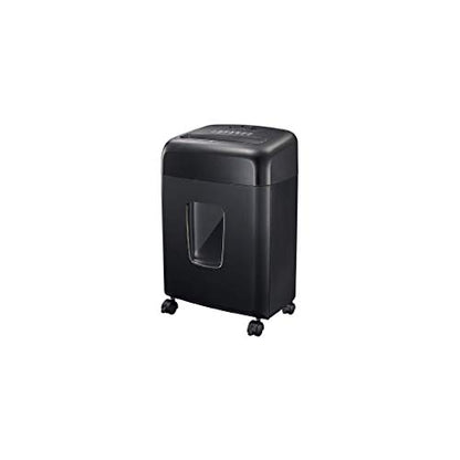 Shredder with Wheels-6-Sheet Cross-Cut Paper, CD and Credit Card Home Office with Pullout Basket