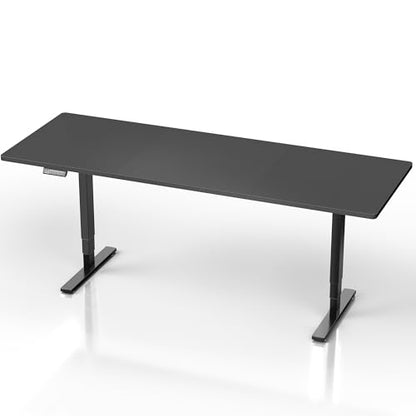 VIVO Black 83 x 30 in Standing Desk, DESK-KIT-2E84B - color: Black Top / Black Frame, size: 83 x 30 inch