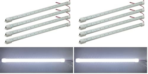 Ampper 12V Van Interior LED Light Bar, 48 LEDs Interior Light with Switch for Car Van RV Cabinet Showcase Indoor Home and More (4 Pcs) (Pack of 2) - size: 48 LEDs (Pack of 2)