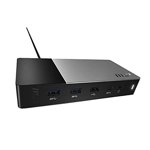 MSI Black USB C Docking Station 2nd gen
