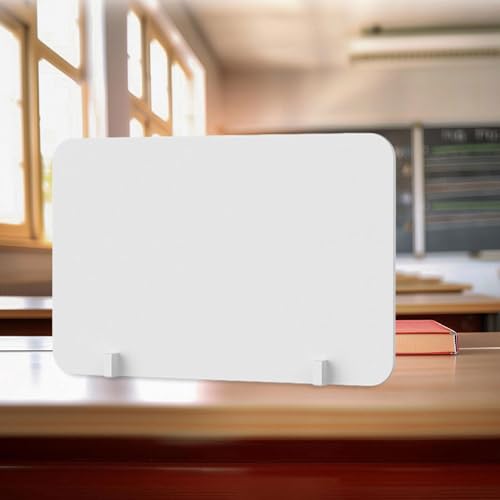 Divider Panel Acrylic Desk partition Privacy Panel clamp on Desk partition PVC Sneeze Guard Suitable for Office Restaurant Education, 40x60cm - size: 40x60cm