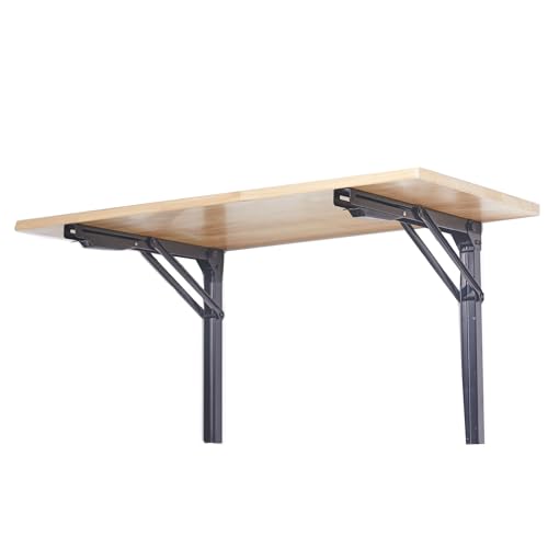 Wall Mounted Folding Workbench, Heavy Duty Foldable Work Table, Collapsible Desk for Workshop, Garage, Office, Home, Holds Up to 550 lb, 47.2" - size: 47.24"X22.83"
